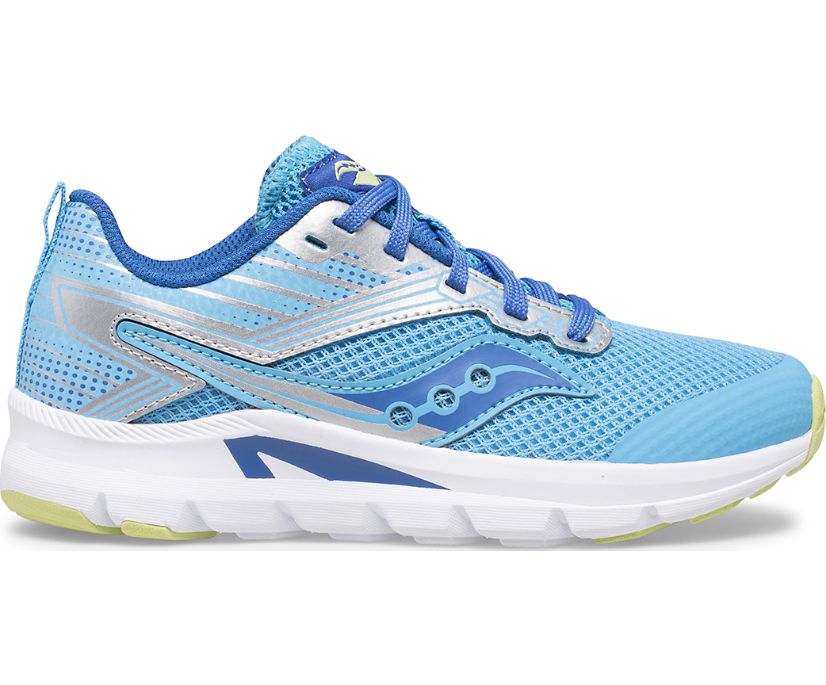 Saucony Axon Kids' Sneakers Blue / Silver | AU 829VRWD